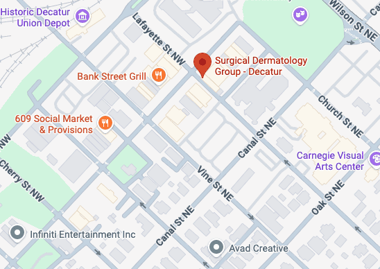 Map showing the location of Decatur, AL